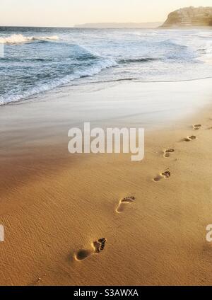 Beach Walk Merewether spiaggia Newcastle Australia Foto Stock