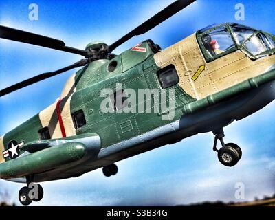 HH-3E elicottero Jolly Green Giant in scala 1/72. Foto Stock