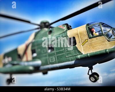 Elicottero gigante verde jolly Foto Stock