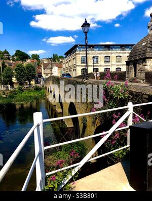 Bradford Upon Avon Bridge Foto Stock