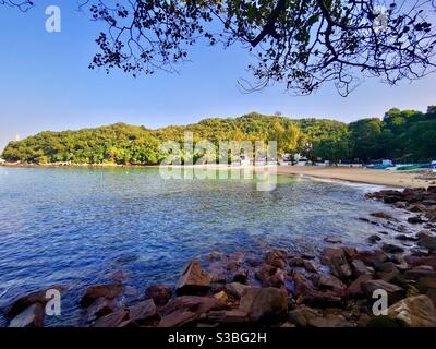 Lo So Shing Spiaggia Di Isola Di Lamma Paesino Di Mare Di Hong Kong Foto Stock Alamy