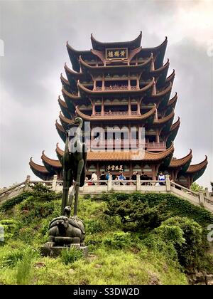 Yellow Crane Tower, Wuhan, Cina Foto Stock