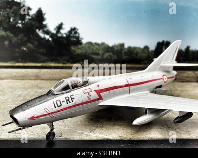 Airfix Super Mystere modello B.2 Foto Stock