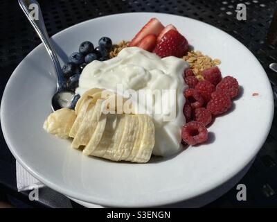 Semifreddo di yogurt Foto Stock