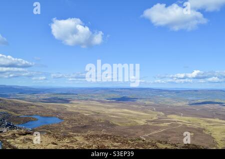 Sentiero del lungomare di Cuilcagh Foto Stock