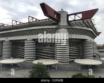 Milano, 8 maggio, Lombardia, Stadio Giuseppe Meazza a San Siro Milano. Questo è il più importante stadio dove gioca la società calcistica di nome Milano e Inter su 2021. Foto Stock