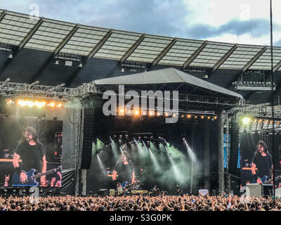 Concerto dello stadio dei Foo Fighters Foto Stock