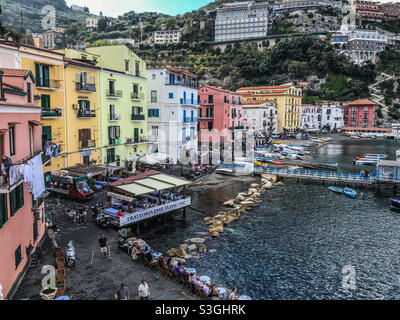 Marina Grande di Sorrento, Italia Foto Stock