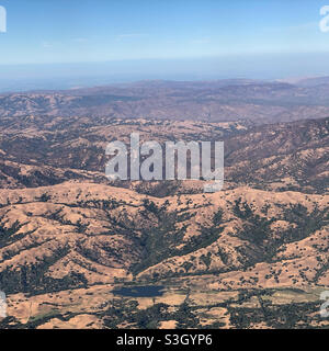 Giugno 2021, sorvolando San Jose, Santa Clara County, California, Stati Uniti Foto Stock