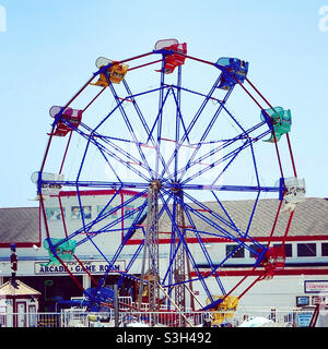 Ferriswheel sull'isola di Balboa, Newport, California Foto Stock