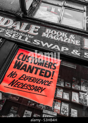 Negozio di libri e riviste Arndale Foto Stock