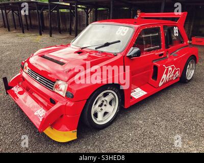 Metro 6R4 Classic Rally Car Foto Stock