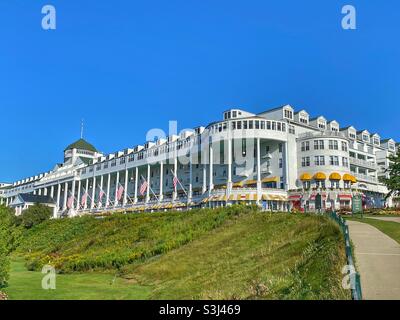 Grand Hotel sull'isola di Mackinac Foto Stock