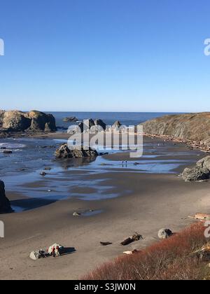 Coquille Point Bandon, Oregon Foto Stock