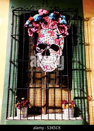 La Catrina, dia de los Muertos (giorno dei morti), Oaxaca, Messico Foto Stock