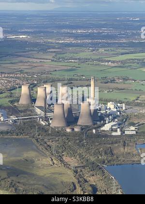 Fiddler's Ferry Power Station Foto Stock