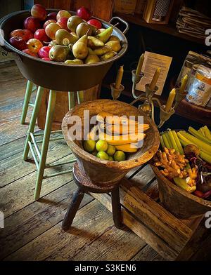 Frutta e ortaggi Foto Stock