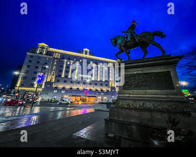 Leeds City Square Foto Stock