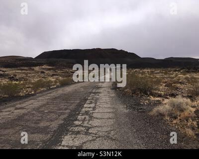 Amboy Crater National Natural Landmark California Foto Stock