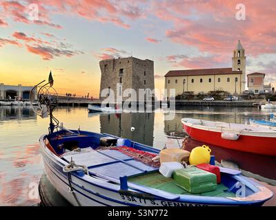 Porto di Acciaroli, Marina di Acciaroli, Pollica Foto Stock