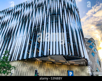 John Lewis Victoria Quarters parcheggio auto a più piani nel centro di Leeds Foto Stock