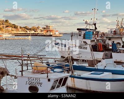 Porto di Acciaroli, Marina di Acciaroli, Pollica Foto Stock