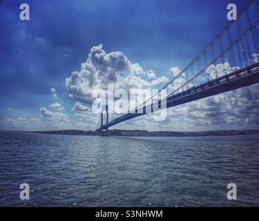Il ponte Verrazzano-Narrows Foto Stock