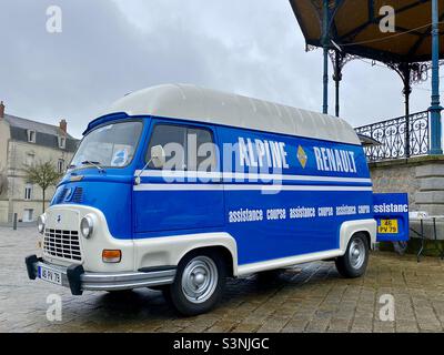 Ruote in acciaio per furgoni Renault Alpine Classic Foto Stock