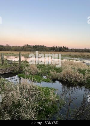 Winnal Manor ormeggio a Winchester Foto Stock