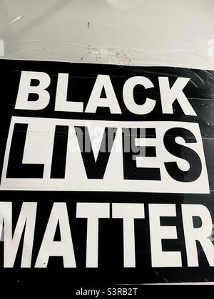 Bianco e nero grassetto testo, NERO VITA MATERIA, con spazio di stampa sopra il testo Foto Stock