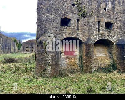 Fortificazione nelle altezze occidentali dover Foto Stock