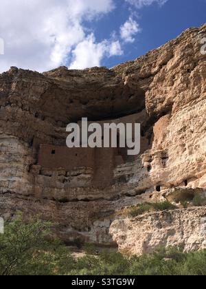 Montezuma Castle National Monument Camp Verde Arizona Foto Stock