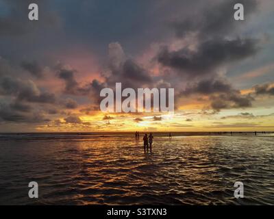 Tramonto magico nel nord del Brasile Foto Stock