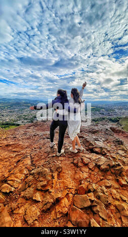 Arthur SEAT Edimburgo Foto Stock