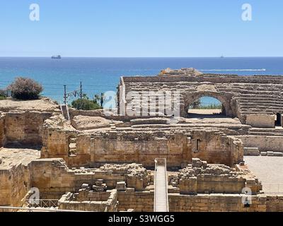 Anfiteatro di Tarragona Foto Stock