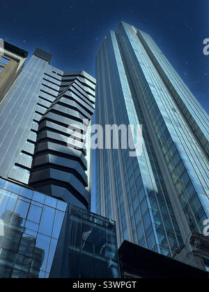 Alti e moderni condomini di lusso sorgono nel quartiere di Manhattan, nomad, 2022, New York City, USA Foto Stock