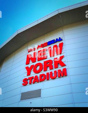 "New York... Lo stadio AESSEAL New York di New York, sede del Rotherham United Football Club Foto Stock