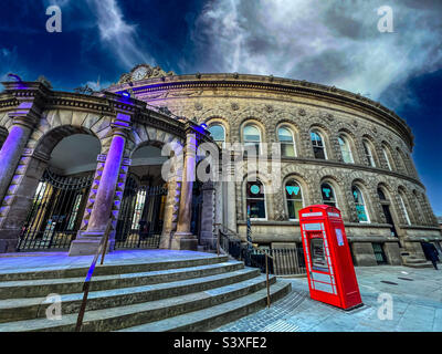 Leeds Corn Exchange on Call Lane a Leeds West Yorkshire Foto Stock