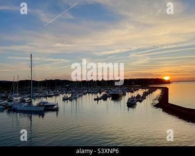 Yarmouth Harbour Foto Stock