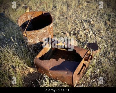 Scaricato nel deserto Foto Stock