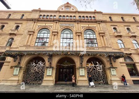 Gran Teatre del Liceu - El Liceu ha aperto il 4 aprile 1847 a Barcellona, in Spagna Foto Stock