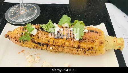 Street corn messicano. Foto Stock