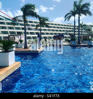 Hyatt Ziva Cancun, Punta Cancun, Hotel zone, Cancun, Quintana Roo, Messico Foto Stock