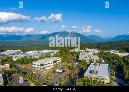 Snoqualmie, Washington nel mese di agosto Foto Stock