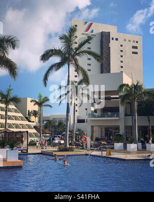 Dicembre, 2022, Hyatt Ziva Cancun, Punta Cancun, Hotel zone, Cancun, Quintana Roo, Messico Foto Stock