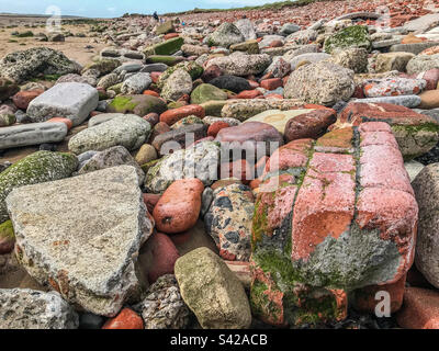 Blitz spiaggia, Crosby Foto Stock