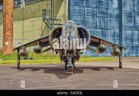 RAF harrier GR3 Foto Stock