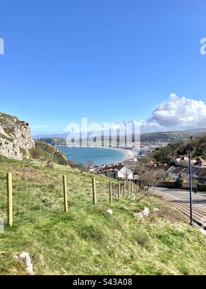 Giro in tram di Llandudno Foto Stock