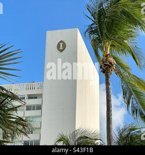 Gennaio 2023, Intercontinental Presidente Cancun Resort, Hotel zone, Cancun, Quintana Roo, Penisola dello Yucatan, Messico Foto Stock