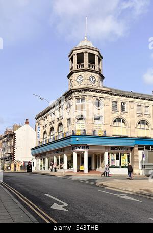 Grandi magazzini a Scarborough, Regno Unito Foto Stock